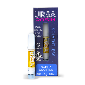 URSA Cartridge - Garlic Cocktail Live Rosin 1g